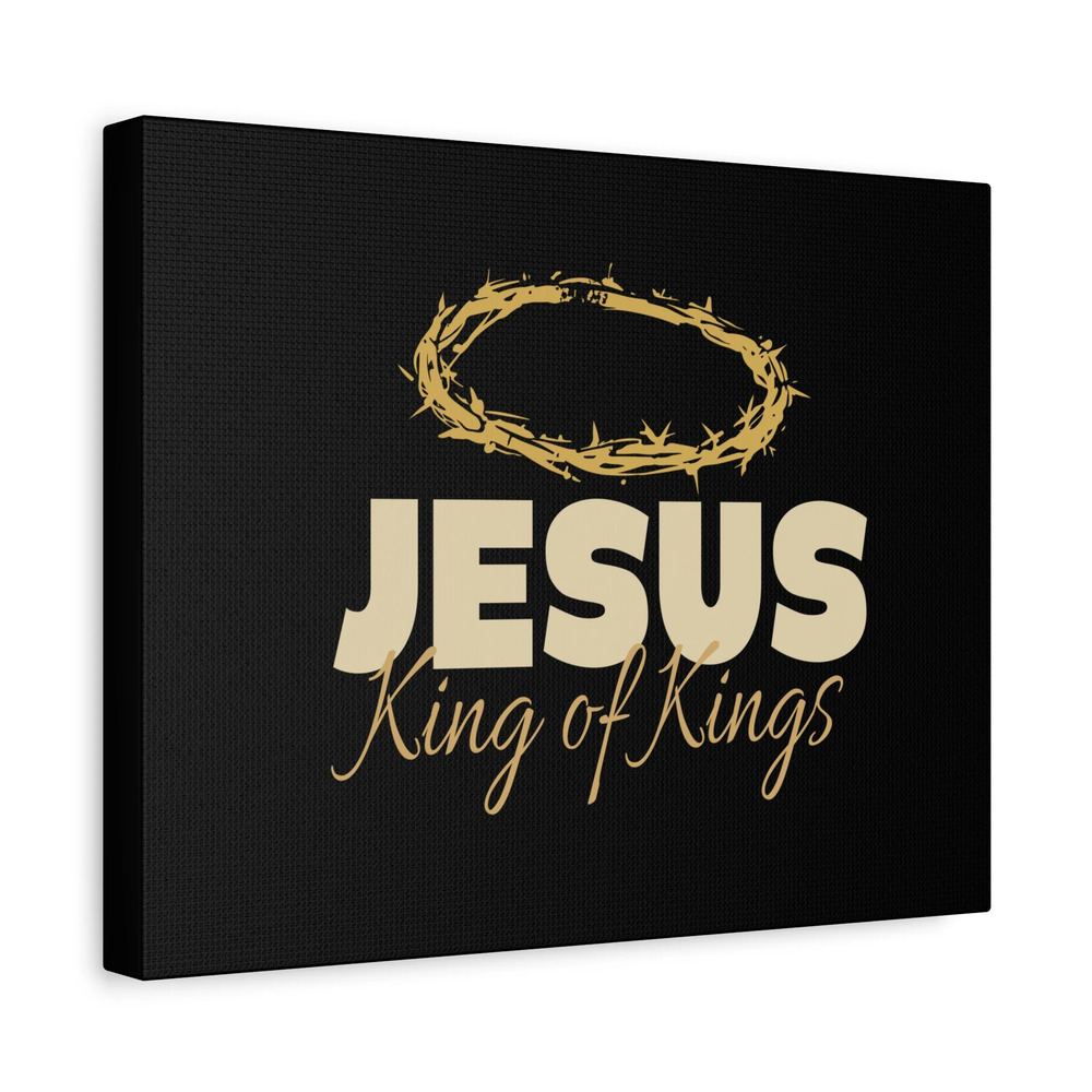Scripture Walls Jesus King of Kings Bible Verse Canvas Christian Wall Art Ready